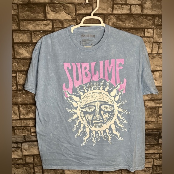 NWOT Sublime Acid Wash Graphic Tee Size XL - Picture 1 of 5